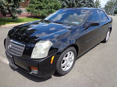 2005 cadillac cts clean carfax v-6 auto leather sunroof no reserve auction
