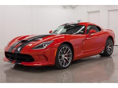 2013 srt viper gts 8.4l red gts racing stripes new limited availability