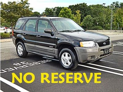 2001 ford escape xls v6 4x4 one owner nice clean  no reserve auciton!!
