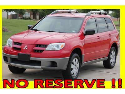 2005 mitsubishi outlander,leather,1 tx owner,rust free,clean title,no reserve!