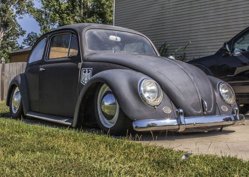 1959 volkswagen beetle with semaphores and air ride!!