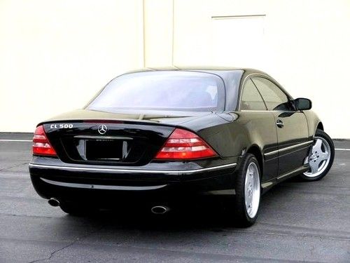 Beautiful black cl500 with amg sport package, keyless go and power trunk