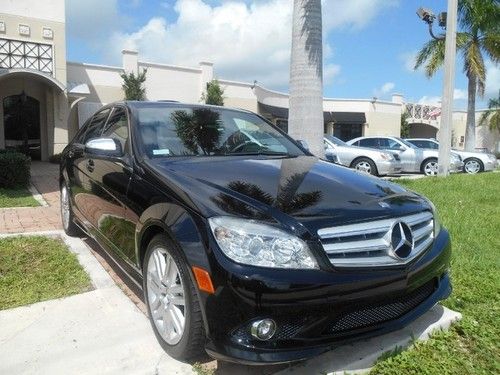 2008 mercedes-benz c300-black-on-black-6-speed-lowest price in the usa!