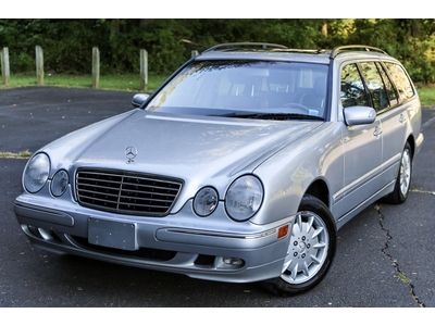 2001 mercedes benz e320 4matic awd wagon 3rd row seat serviced loaded