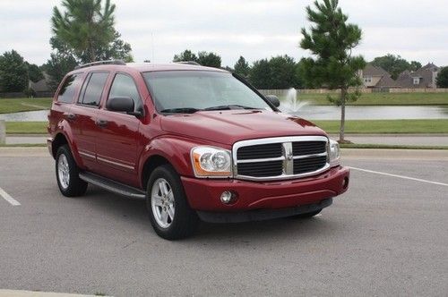 Third row leather dvd hemi red low miles we finance alloys suv