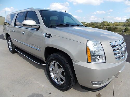 2007 cadillac escalade esv navigation 2tv's awd "video" new tires no reserve!!!