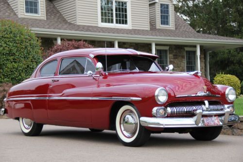 1950 mercury 2-dr coupe flathead v8 3-speed show winner pristine ! no reserve !!
