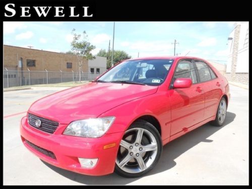 2002 lexus is300 navigation absolutely red only 47k miles 1-owner nice!