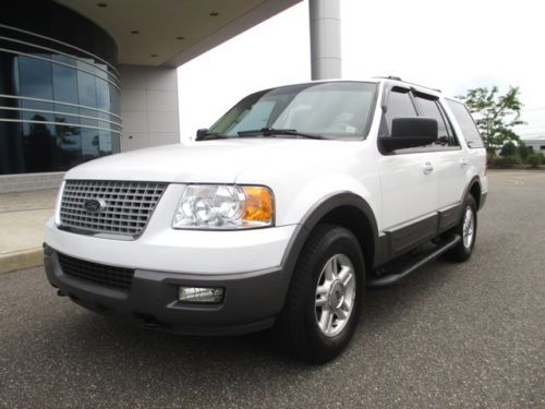 2004 ford expedition xlt sport 4x4 moonroof dvd loaded white sharp look