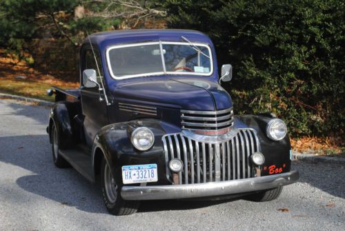 1941 chevy pickup, street rod, rat rod