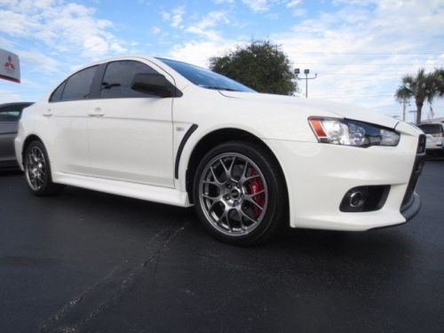 Evo x mr wicked white clean carfax one owner florida car