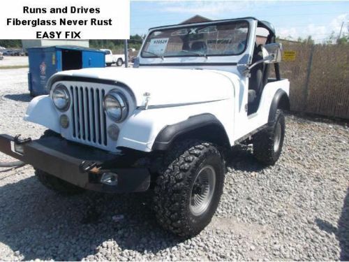 76 jeep cj5 custom restored soft top engine body kit fiberglass tub soft top obo