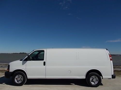 09 chev express 3500 extended cargo - power equipped - one owner florida van