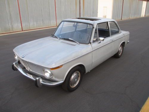 1969 bmw 1600, california car, numbers matching, working sunroof, runs great