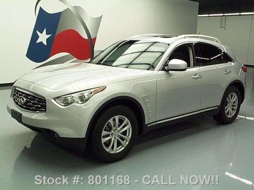 2010 infiniti fx35 sunroof rear cam vent seats only 56k texas direct auto
