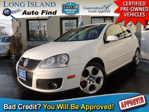 08 gti white manual transmission turbo power ipod dock traction alloys one owner