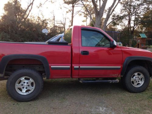 Red z71 4wd great shape regular cab