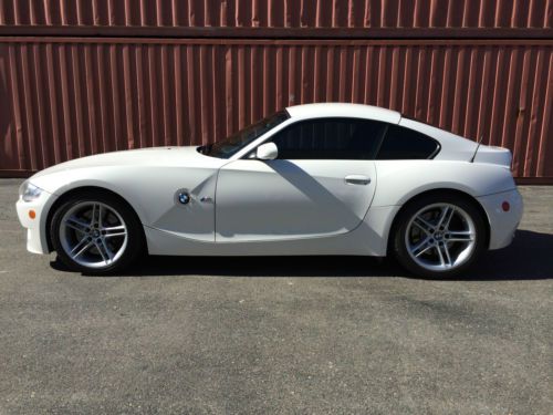 2007 bmw z4 m coupe coupe 2-door 3.2l very rare apline white 1 of  16 made