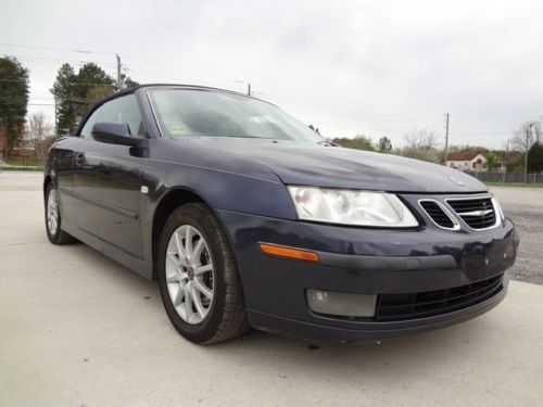 Repairable project 05 saab 9-3 2.0t convertible not salvage runs and drives