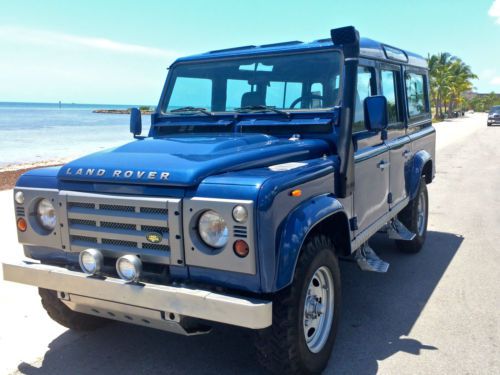 1987 land rover defender - left hand drive., in florida. beautifully restored