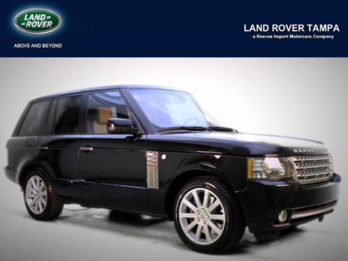 2011 land rover range rover 4x4 4dr  certified suv 5.0l nav 6-speed a/t