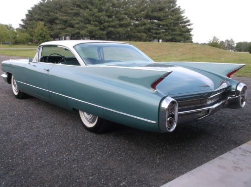 1960 cadillac coupe deville 2 door ht beautiful car big fins all original look