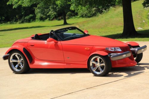 99 plymouth prowler red roadster convertible 9,800 mile financing shipping dodge