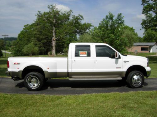 2006 ford f-350 super duty king ranch crew cab pickup 4-door 6.0l 4wd dual