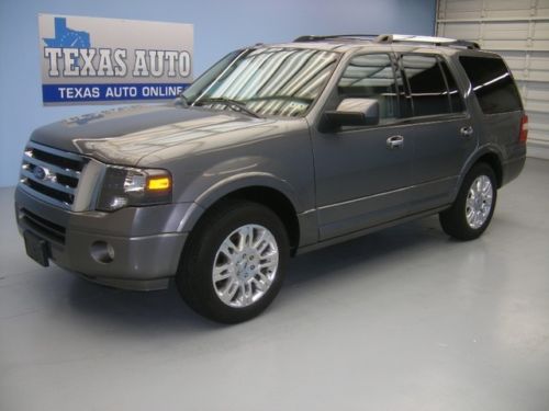 We finance!!! 2011 ford expedition limited flex-fuel roof nav leather texas auto