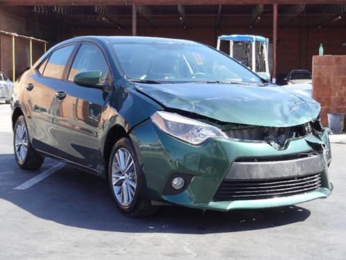 2014 toyota corolla le damaged repairable runs! only 4k miles! export welcome!!