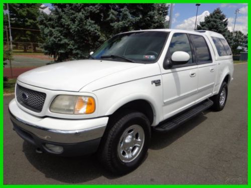 2001 ford f-150 lariat supercrew 4x4 4.6l v-8 auto leather no reserve auction