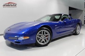 2002 chevy corvette z06~only 9,925 miles~clean carfax~new tires~electron blue!