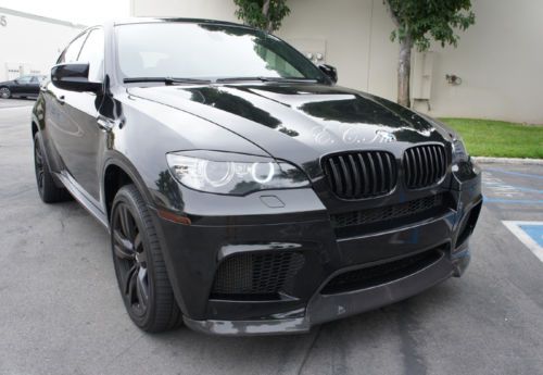 Bmw x6m black vorsteiner ed carbon fiber kit hood dvd kit more  $21000 upgrade