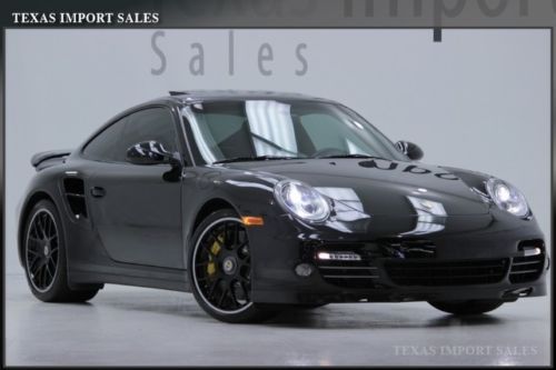 2011 911 turbo s coupe 530hp,adaptive sport seats,blk/blk,172k msrp! we finance
