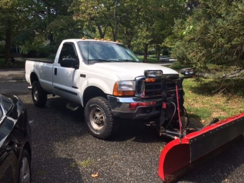 2000 ford f350 diesel with boss plow