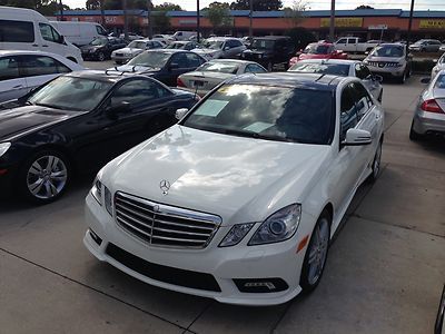 2010 mercedes benz e550 certified p02 amg wheels panorama roof parktronic