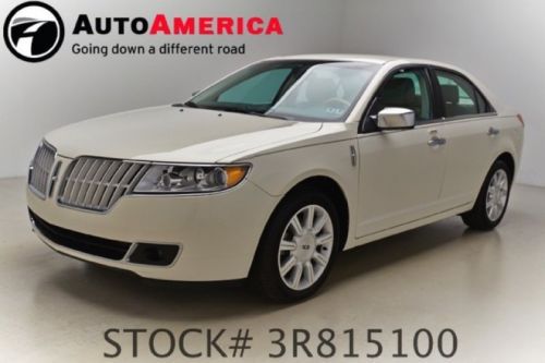 2012 lincoln mkz 10k low miles vent seats usb bluetooth aux one owner cln carfax