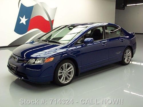 2007 honda civic si 6-speed sunroof alloy wheels 78k mi texas direct auto