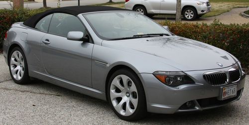 2006 bmw 650i base convertible 2-door 4.8l v8 dohc 32 - sports package