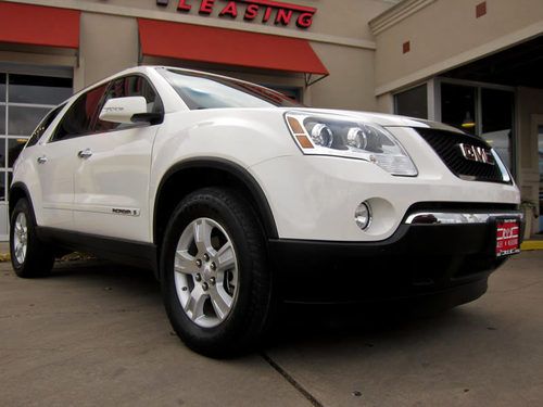 2008 gmc acadia slt, 1-owner, only 44k miles, leather, third row, more!