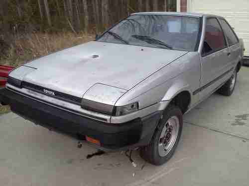 Find used 1987 Toyota Corolla AE86 rwd SR5 coupe Shell in ... Find used 1987 Toyota Corolla AE86 rwd SR5 coupe Shell in ...