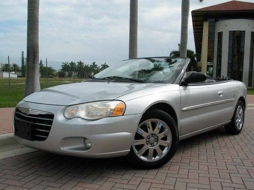 2004 chrysler sebring limited convertible cold a/c good tires