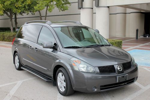 2004 nissan quest sl one owner stow n go backup sensors 119k miles