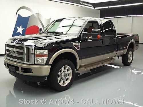 2010 ford f-350 king ranch diesel fx4 4x4 sunroof 40k texas direct auto