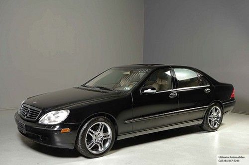 2000 mercedes benz s430 59k miles nav sunroof leather heatseats xenons wood !