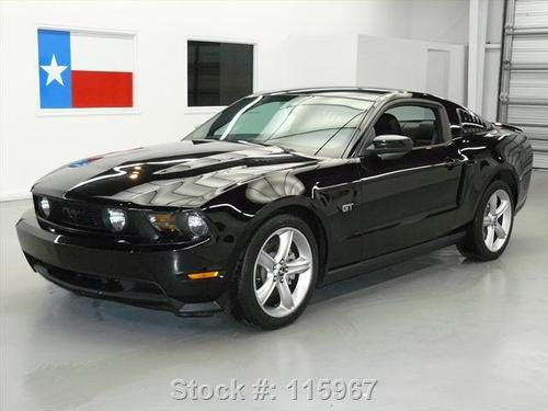 2010 ford mustang gt premium 5spd htd leather 19's 20k texas direct auto