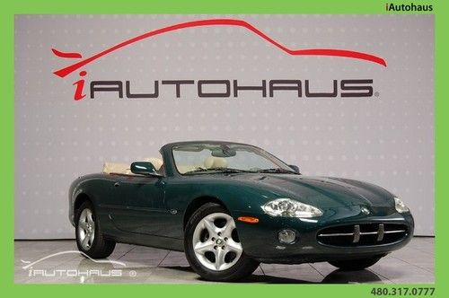 Xk8 convertible low miles power top leather new tires service records mint!