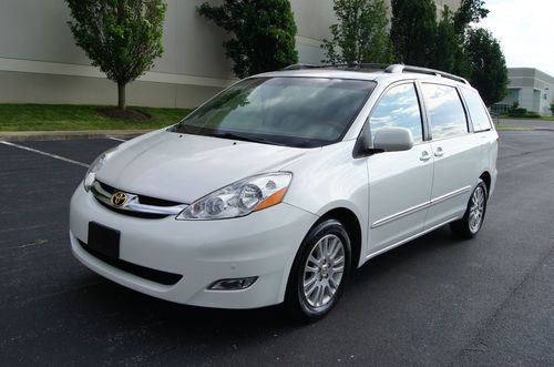 No reserve 2007 toyota sienna xle limited, heated leather seats, sunroof, dvd