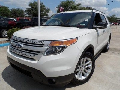 Explorer xlt factory warranty third row seating heated leather seats