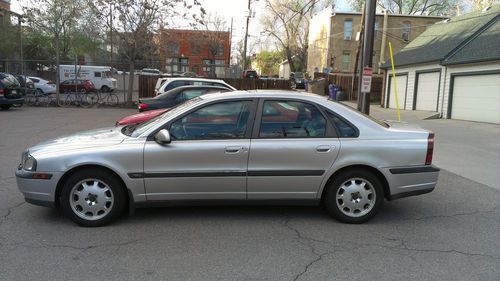 2001 volvo s80 2.9 sedan 4-door 2.9l automatic silver leather seats &amp; moonroof